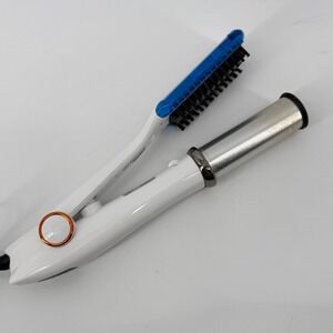 InStyler Wet to Dry Rotating Curling Iron Brush IS2.2-1001 Blue 1.25" Works